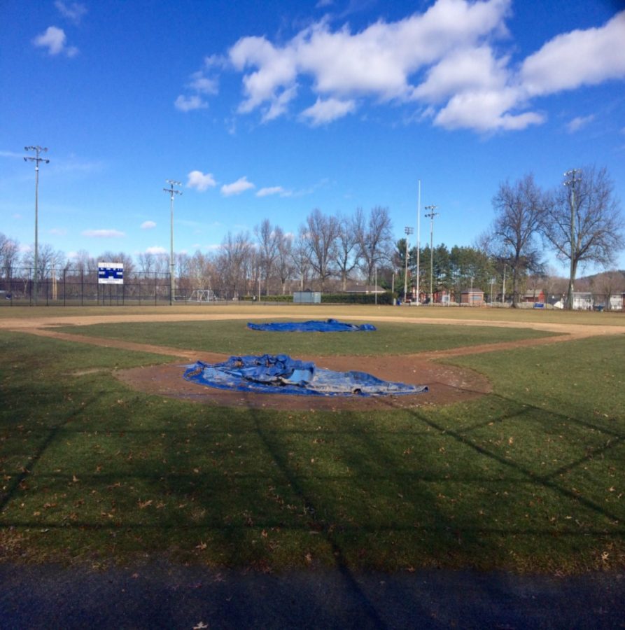 The+baseball+field+at+Historic+Doyle+Field+emerges+from+Winter+with+the+start+of+the+new+season+on+Saturday.