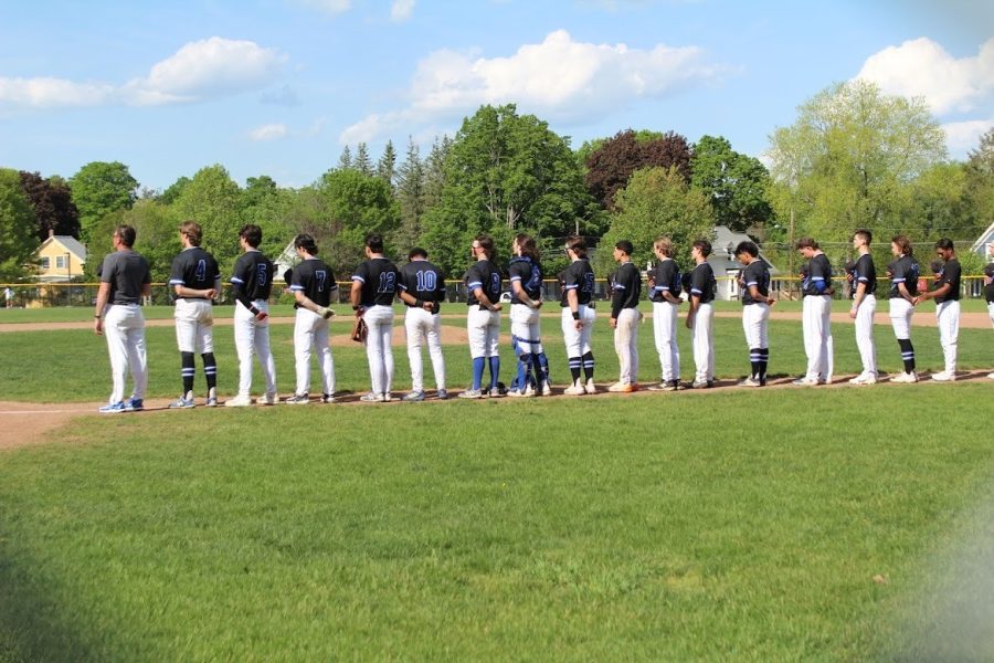 The+2023+Boys+Varsity+Baseball+Team+Stands+Ready+to+Take+on+the+Playoffs.+