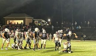 Leominster Blue Devils and the Westford Academy Ghosts play under the lights at historic Doyle Field