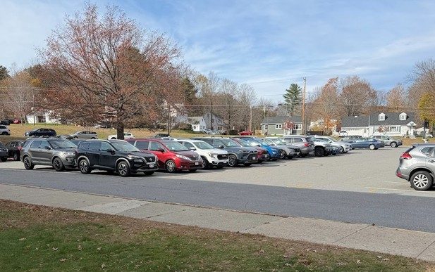The LHS Teachers' Parking Lot